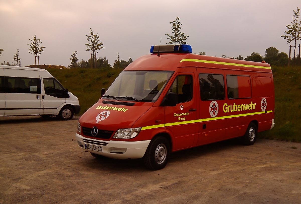 Einsatzwagen der Grubenwehr